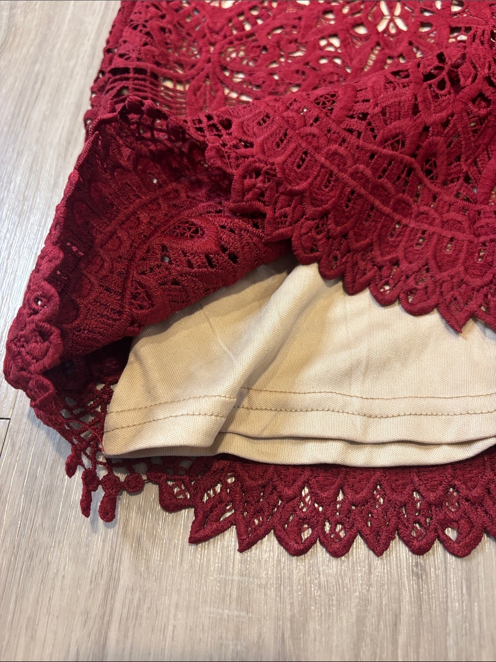 Lulus NWT Truly Beloved Burgundy Lace Bodycon Dress - Picture 7 of 15